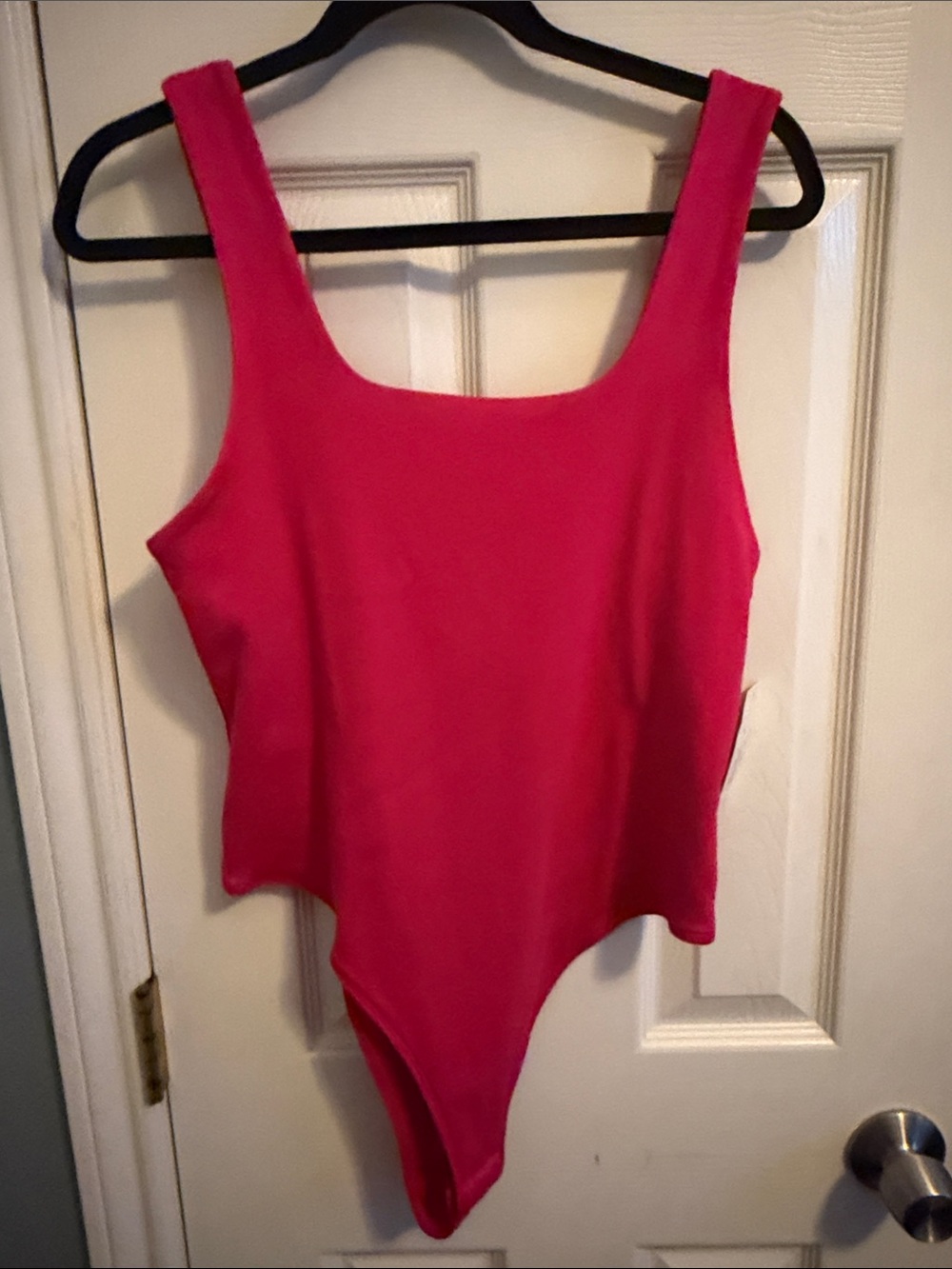 a new day Hot Pink Scoop Neck Bodysuit